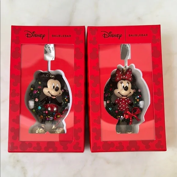Disney Mickey & Minnie Wreath Christmas Bag Grotto Treasures Exclusive - Disney Mickey & Minnie W  main image 4